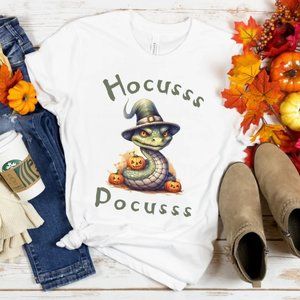 Halloween Snake Shirt, Hocus Pocus Snake Cute Halloween Animals T-Shirt